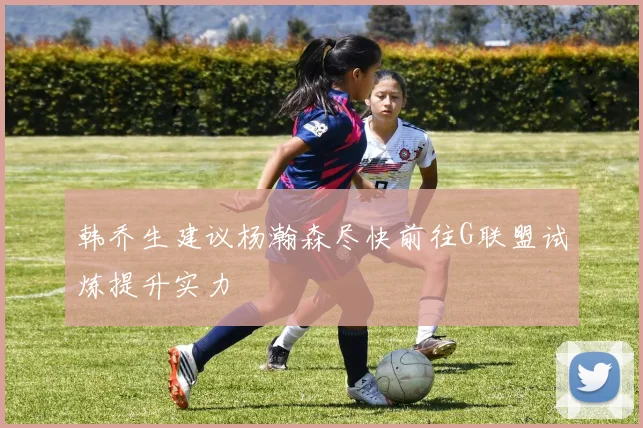 韩乔生建议杨瀚森尽快前往G联盟试炼提升实力